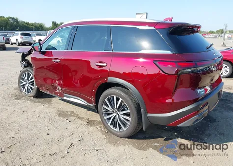 2025 Infiniti Qx60 Sensory Awd from USA, damaged, VIN 5N1AL1GS1SC354552